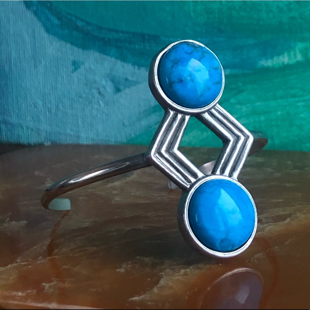 Turquoise Arm Cuff Bracelet from Bohemian Groove
